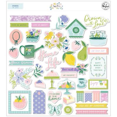Pinkfresh Studio Happy Blooms - Cardstock Die-Cuts